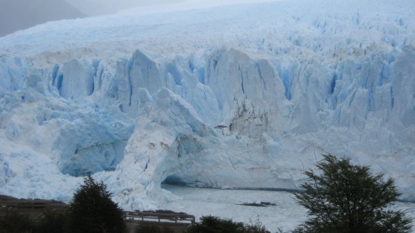 Front of the glacier