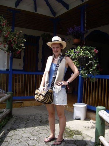 Me dressed up as a coffee grower!