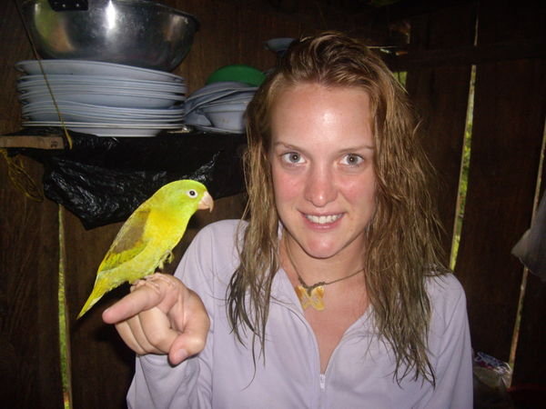 Me and a little parrot! | Photo