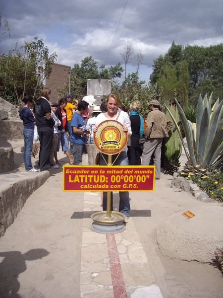 Me at the "official" equator!