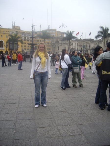 Me at Plaza de Armas
