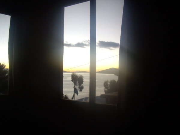 Sunrise from bed!