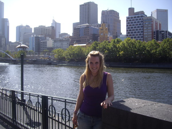 Me on river front in Melbourne!