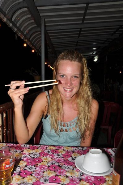 Finally mastering chopsticks! :o)