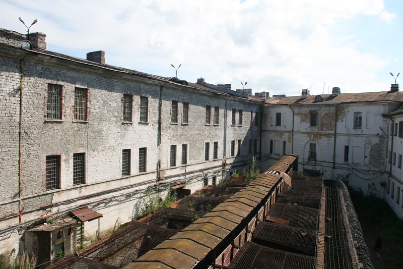 Prison courtyard