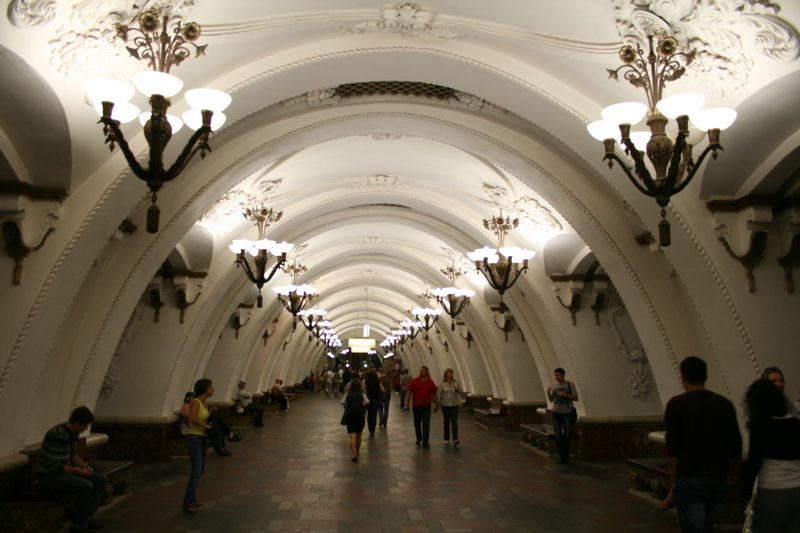 Moscows lavish metro