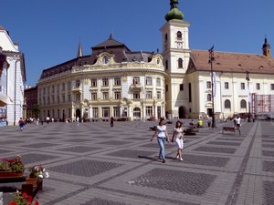 Town square in Sibiu