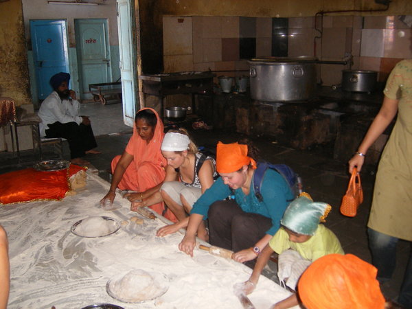Helping the locals make Japatti