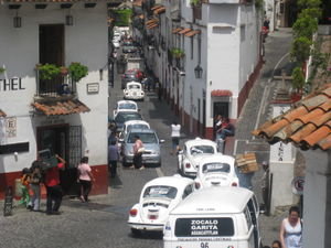 VW Taxis in Taxco