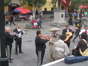 Mariachi Bands in Plaza Garribaldi