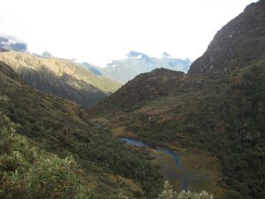 78. Lake below Runquraqay Pass, Day 3 of Inca Trail