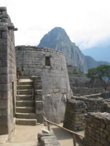 124. Tower at Machu Picchu