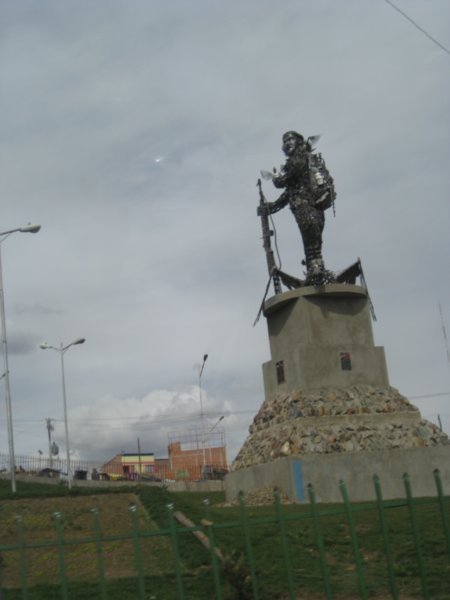 45. Statue of Che Guevara, in El Alto