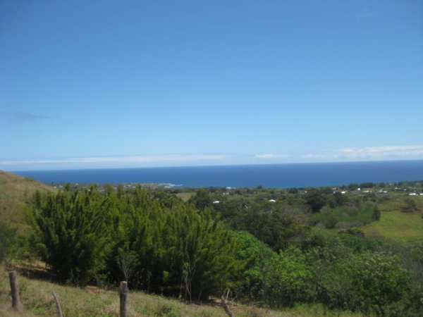 8. Looking out to the Pacific Ocean from Puna Pau, Easter Island