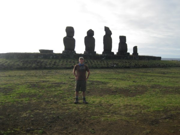 12. Stood next to Ahu Vai Uri, Easter Island