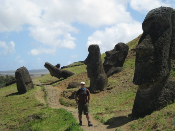 27. Stood amongst the Maoi in Rano Raraku, Easter Island