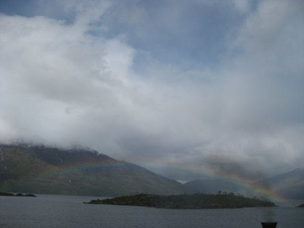 13. A rainbow over Puerto Eden
