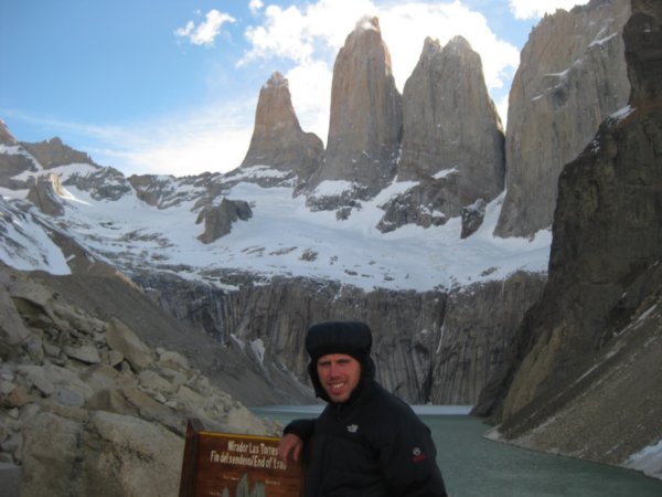 15. Stood in front of the Torres Del Paine