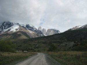 5. The Torres Del Paine ahead on the way to the start of the 'W'