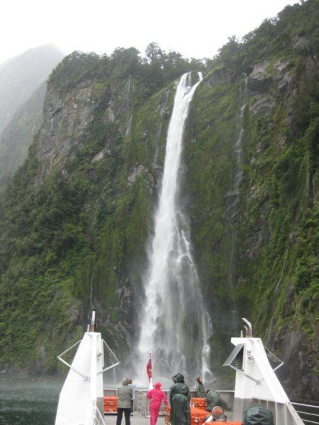 66. Waterfall on Milford Sound