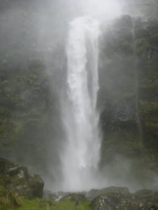 38. The bottom half of the Sutherland Falls, Day 3 of the Milford Track