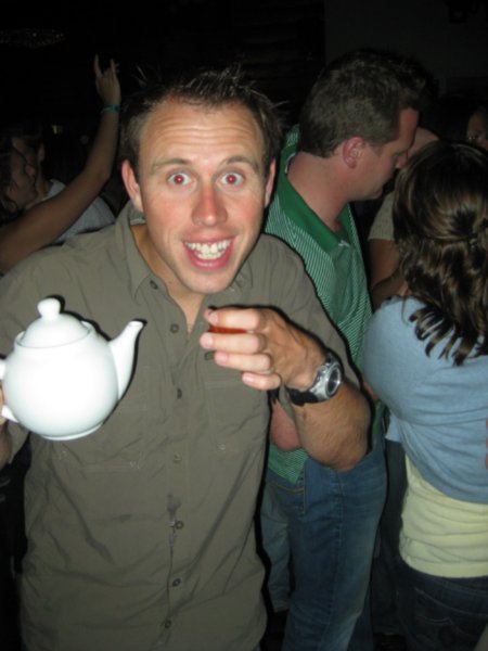 8. Having a 'teapot' in World bar, Queenstown