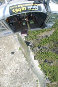 19. Doing the Nevis bungy jump, Queenstown