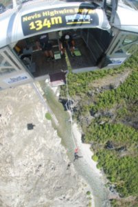 18. Doing the Nevis bungy jump, Queenstown