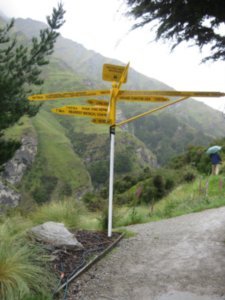 26. Its reassuring to see how far it is to the nearest medical centre at the canyon swing, Queenstown