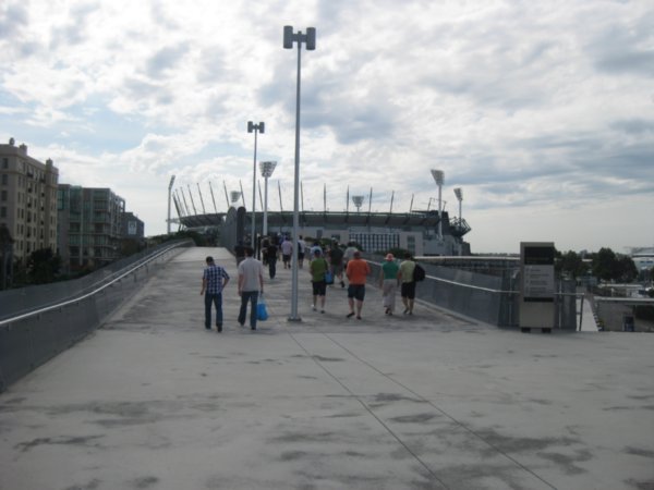 20. Walking to the MCG for the Boxing Day test