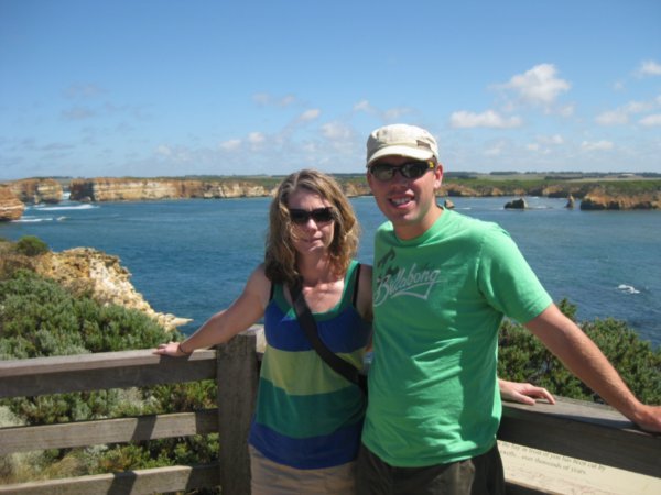 32. Me & Dan at the Bay of Islands, Great Ocean Road