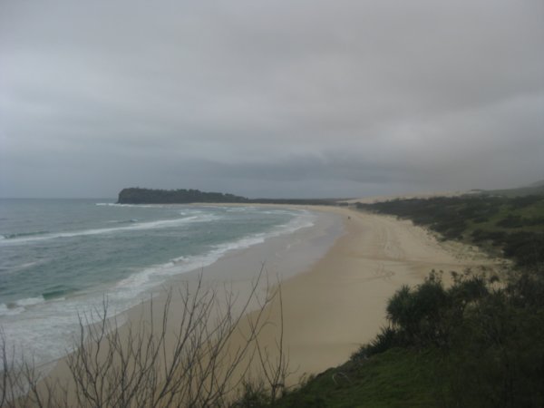 38. Beach in between Indian Head and the Champagne Pools, Fraser Island