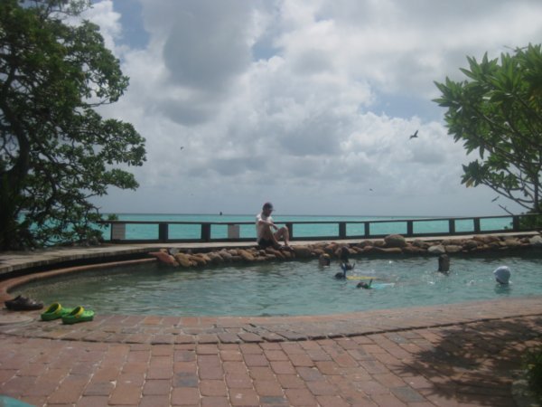 19. The pool with the reef behind, Heron Island