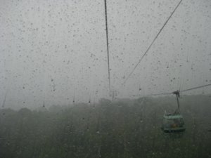 12. Then the rain came....Kuranda skyrail, Cairns