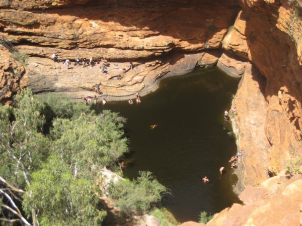 23. Looking down on the natural pool, Garden of Eden, Kings Canyon