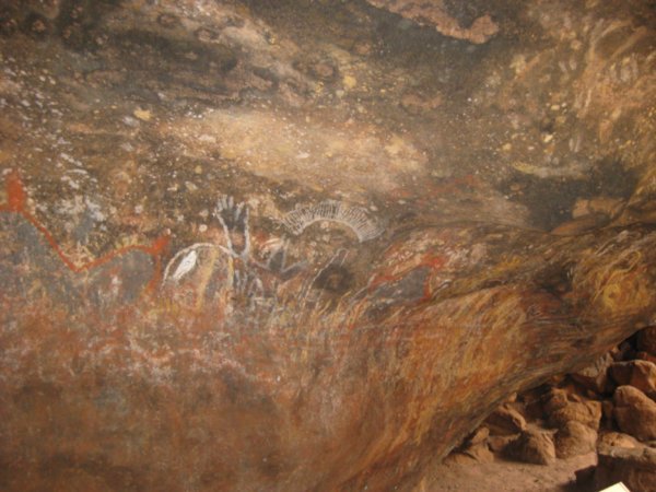 78. Aboriginal cave paintings, Uluru