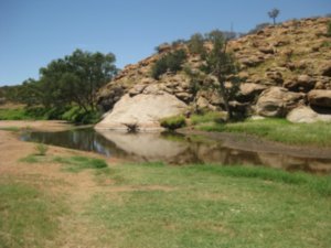 95. The waterhole which gave Alice Springs its name