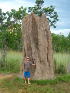 55. Stood next to a huge Cathedral termite mound, Kakadu national park
