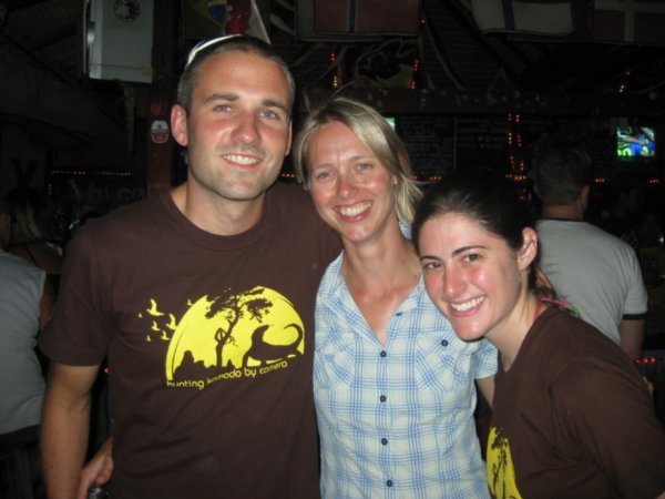 20. Mike, Trudi & Liz in Rudy's pub, Gili Trawangan