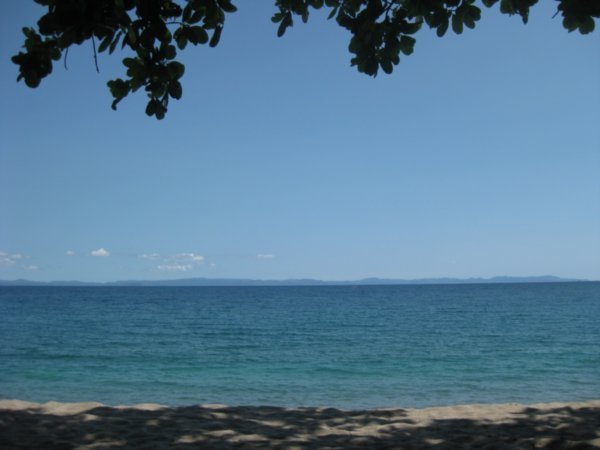 5. The view from under the tree, Senggigi beach, Lombok