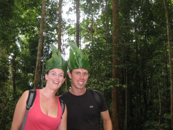 40. King & Queen of the jungle - posing with Linda in Gunung Leuser national park, Sumatra
