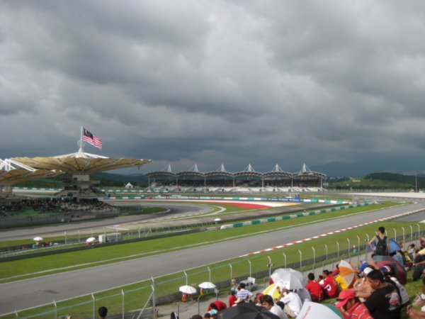 15. The race is about to start and the rain is on its way, Malaysian Grand Prix