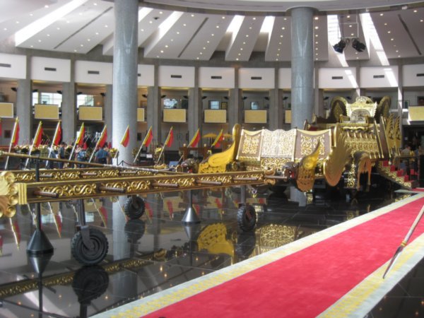 29. Chariot used in the Sultan's coronation in 1968, Royal Regalia Museum, Brunei