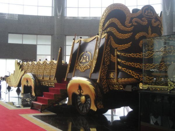 30. Chariot used in the Sultan's coronation in 1968, Royal Regalia Museum, Brunei