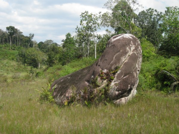 12. One of the monoliths that dot the landscape of the Kelabit Highlands
