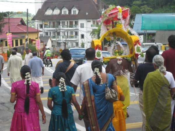 28. Parade for a Hindu festival in Brinchang, Cameron Highlands
