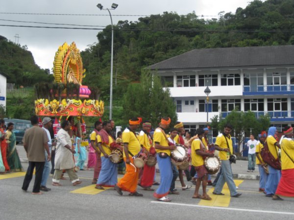 34. Parade for a Hindu festival in Brinchang, Cameron Highlands