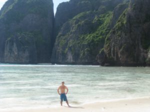 133. Following in Leonardo's footsteps!, At 'The Beach', Phi Phi Ley