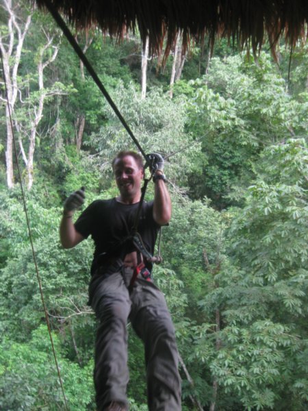 39. Zipping back to the treehouse, Day 2 of the  Gibbon Experience