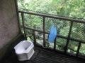 12. The ultimate squat and drop!, our toilet in the treehouse on the Gibbon Experience